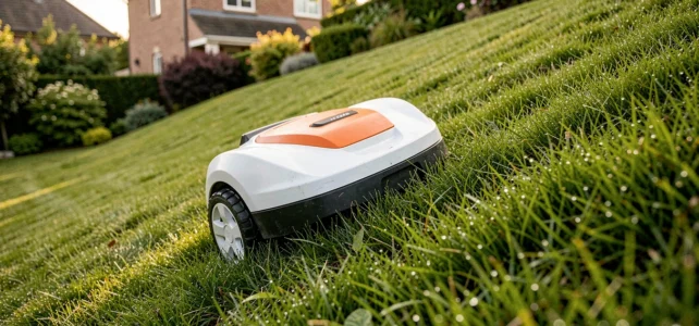 Comment choisir le meilleur robot tondeuse pour une forte pente dans votre jardin