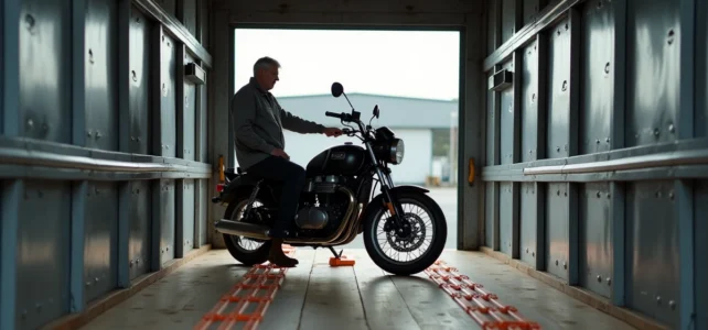 Comment assurer un transport serein de votre moto grâce à la location de camion porte moto